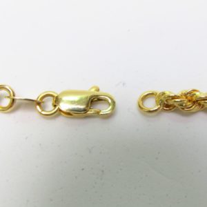 Collar de Oro Amarillo de 18k. Tipo Cordón. Peso 13,90 gr.