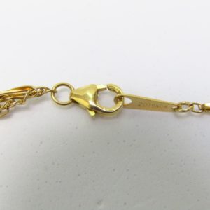 Collar Forxat en Oro Bicolor con eslabones angulados. Oro 18k. 13,56 gr.