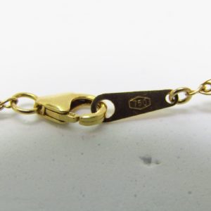 Collar Forxat en Oro Bicolor con eslabones angulados. Oro 18k. 13,56 gr.