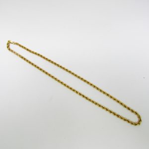 Collar tipo cordón, en Oro de 18k. 15,64 gr.
