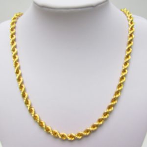 Cordón de Gran Tamaño en Oro Amarillo de 18k. 45,20 gr.