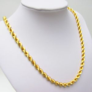 Cordón de Gran Tamaño en Oro Amarillo de 18k. 45,20 gr.