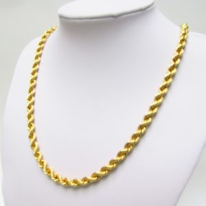 Cordón de Gran Tamaño en Oro Amarillo de 18k. 45,20 gr.
