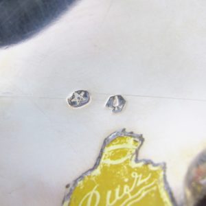 D. García. Juego de Café y té en plata de Ley. España, siglo XX. 2658 gr.