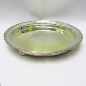 Francesc Cabot. Centro de Mesa en plata y cristal. Barcelona, 19th. 1.705 gr.