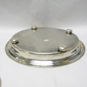 Francesc Cabot. Centro de Mesa en plata y cristal. Barcelona, 19th. 1.705 gr.