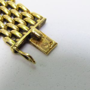 Pulsera Articulada en Oro Amarillo de 18k. 33 gr.