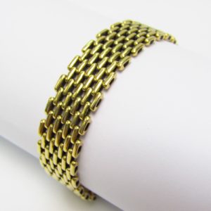 Pulsera Articulada en Oro Amarillo de 18k. 33 gr.