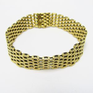 Pulsera Articulada en Oro Amarillo de 18k. 33 gr.