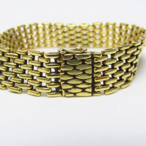 Pulsera Articulada en Oro Amarillo de 18k. 33 gr.
