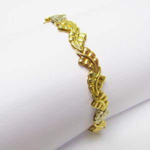 Pulsera Articulada en Oro Tricolor de 18k. 12,31 gr.