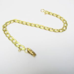 Pulsera Barbada en Oro Amarillo de 18k. 9 gr.