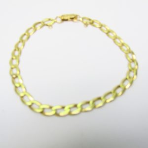Pulsera Barbada en Oro Amarillo de 18k. 9 gr.