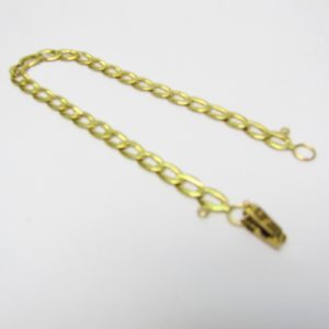 Pulsera Barbada en Oro Amarillo de 18k. 9 gr.