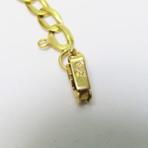 Pulsera Barbada en Oro Amarillo de 18k. 9 gr.