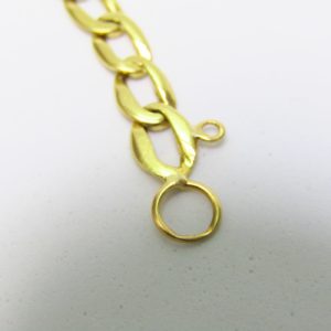 Pulsera Barbada en Oro Amarillo de 18k. 9 gr.