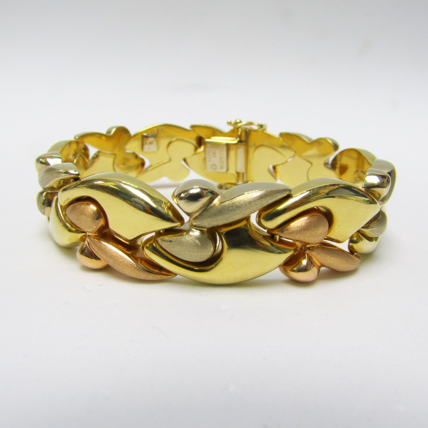 Quadri. Pulsera de Oro Bicolor de 18k. 40,50 gr. Quadri. Pulsera de Oro Bicolor de 18k. 40,50 gr.