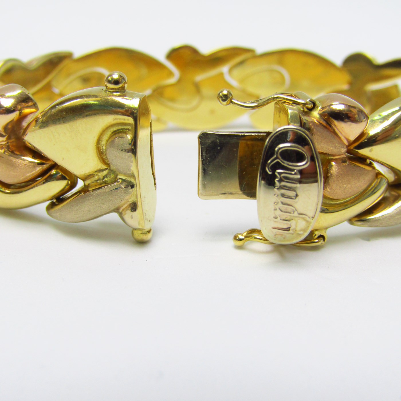 Quadri. Pulsera de Oro Bicolor de 18k. 40,50 gr. Quadri. Pulsera de Oro Bicolor de 18k. 40,50 gr.