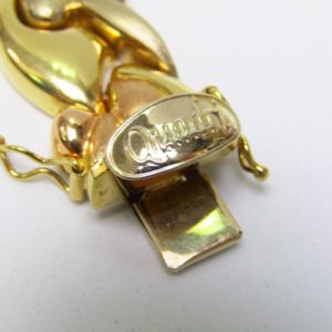 Quadri. Pulsera de Oro Bicolor de 18k. 40,50 gr.