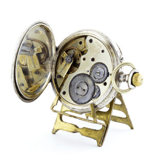Fabricante Suizo - Horas y Minutos Saltantes - Reloj de bolsillo para Hombre. Ca. 1890.