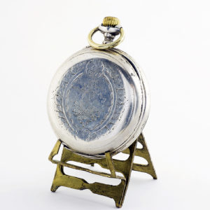 Fabricante Suizo - Horas y Minutos Saltantes - Reloj de bolsillo para Hombre. Ca. 1890.