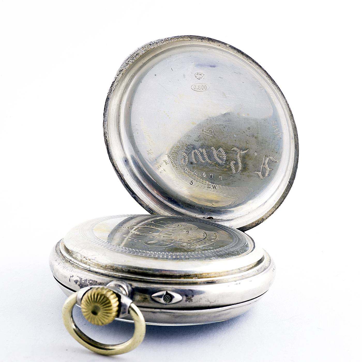 Fabricante Suizo - Horas y Minutos Saltantes - Reloj de bolsillo para Hombre. Ca. 1890. Fabricante Suizo - Horas y Minutos Saltantes - Reloj de bolsillo para Hombre. Ca. 1890.