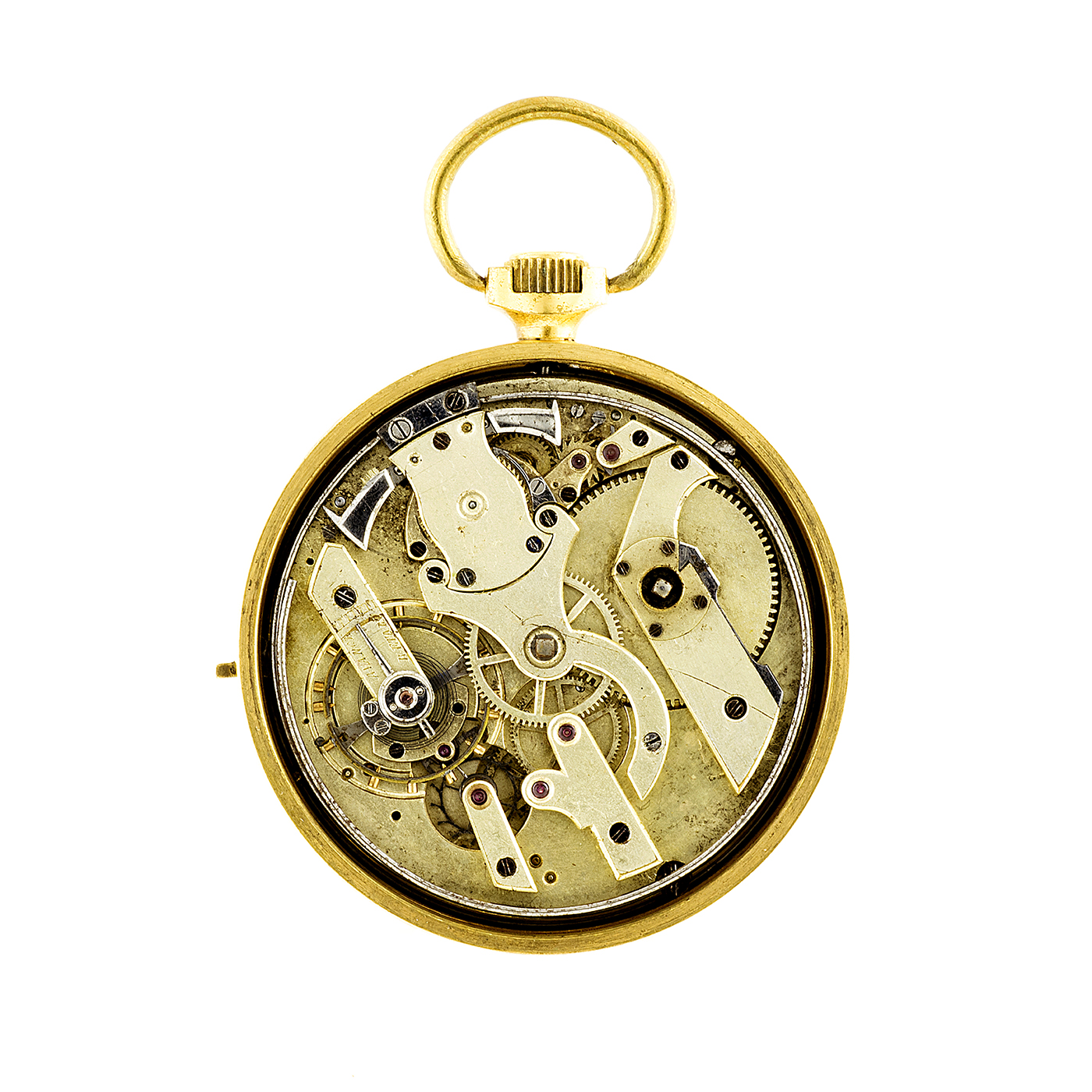 Fabricante Suizo. Reloj de Bolsillo, Lepine, Repetición Horas y Cuartos. Siglo XIX. Fabricante Suizo. Reloj de Bolsillo, Lepine, Repetición Horas y Cuartos. Siglo XIX.
