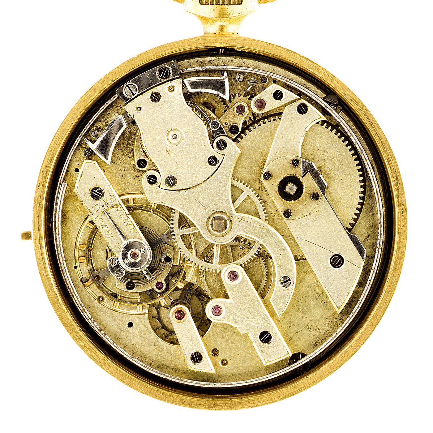 Fabricante Suizo. Reloj de Bolsillo, Lepine, Repetición Horas y Cuartos. Siglo XIX. Fabricante Suizo. Reloj de Bolsillo, Lepine, Repetición Horas y Cuartos. Siglo XIX.