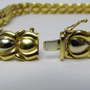 Gargantilla articulada y reversible en Oro Bicolor de 18k. 65,70