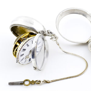 John Delander (Baillie, pág.80). Reloj de Bolsillo para caballero, Vergé Fusee (Catalino), lepine. Londres, 1685.