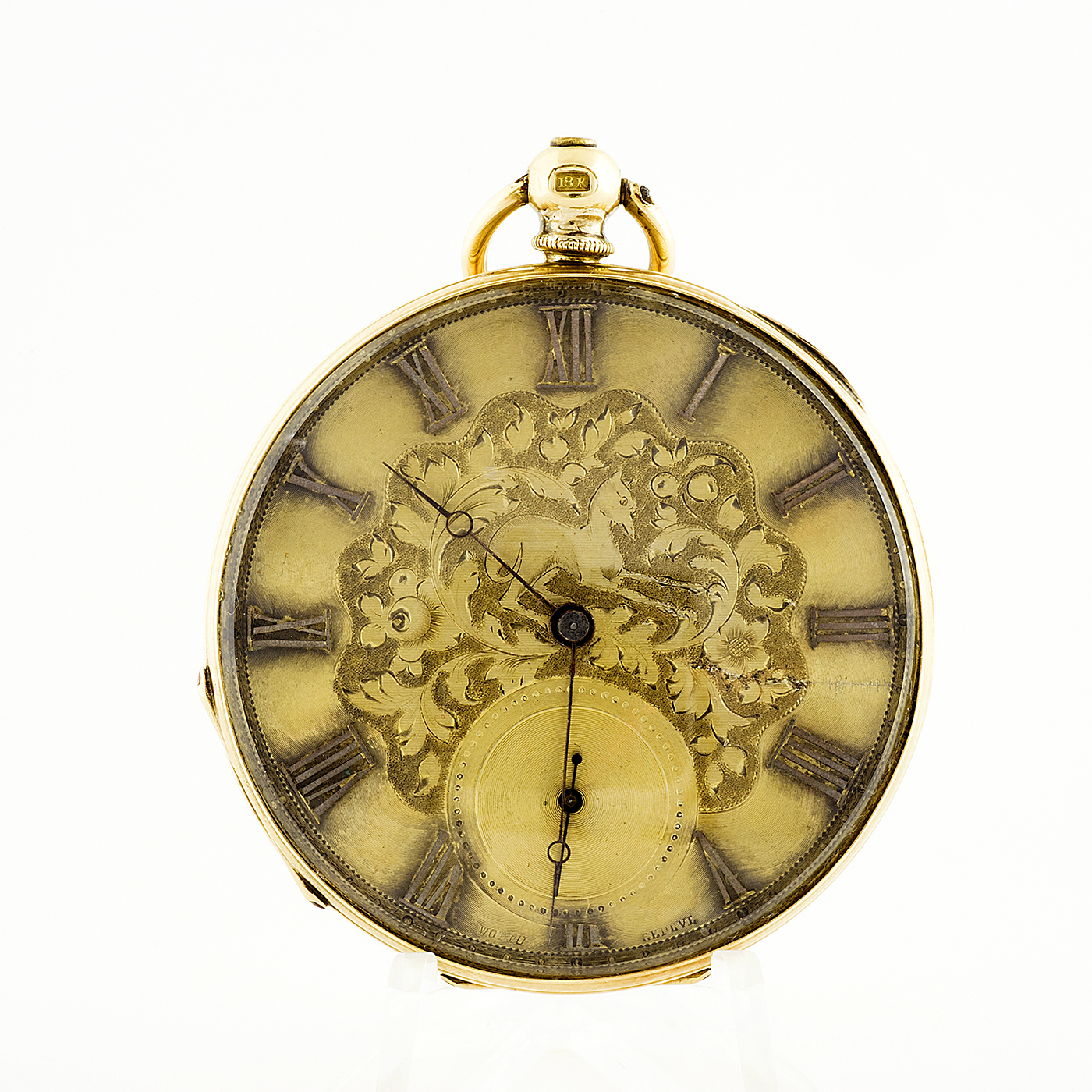 MOTTU GENEVE. Reloj de Bolsillo para caballero, lepine. Ca. ?