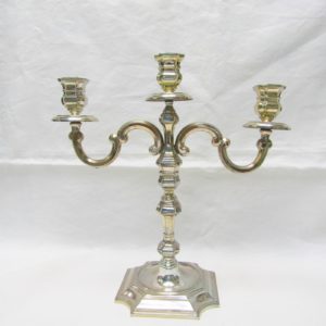 Pedro Durán. Pareja de candelabros de tres luces. España, 20th.