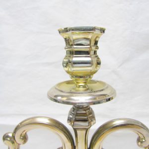 Pedro Durán. Pareja de candelabros de tres luces. España, 20th.