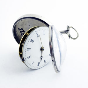 Reloj de Bolsillo para Caballero, Verge Fuseé. Fabricación Francesa. Ca. 1820.
