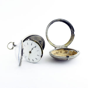 Reloj de Bolsillo para Caballero, Verge Fuseé. Fabricación Francesa. Ca. 1820.