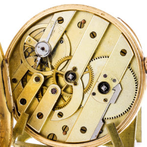 Reloj Suizo de bolsillo para caballero, Lepine. Ca. 1880. Oro 18k.