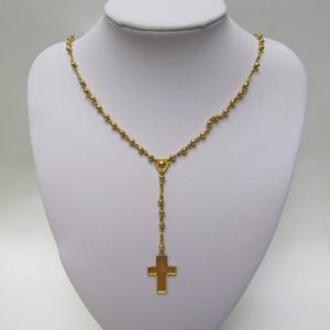 Rosario realizado en Oro de 18k. 19,90 gr.