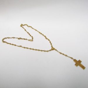 Rosario realizado en Oro de 18k. 19,90 gr.