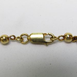 Rosario realizado en Oro de 18k. 19,90 gr.