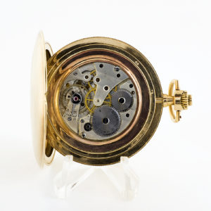 Tavannes Watch Company. Reloj de bolsillo, saboneta y remontoir. Ca. 1915.