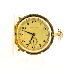 Tavannes Watch Company. Reloj de bolsillo, saboneta y remontoir. Ca. 1915.