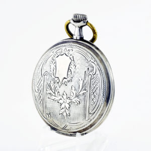 Thermos. Reloj de bolsillo para caballero, saboneta y remontoir. Ca. 1900