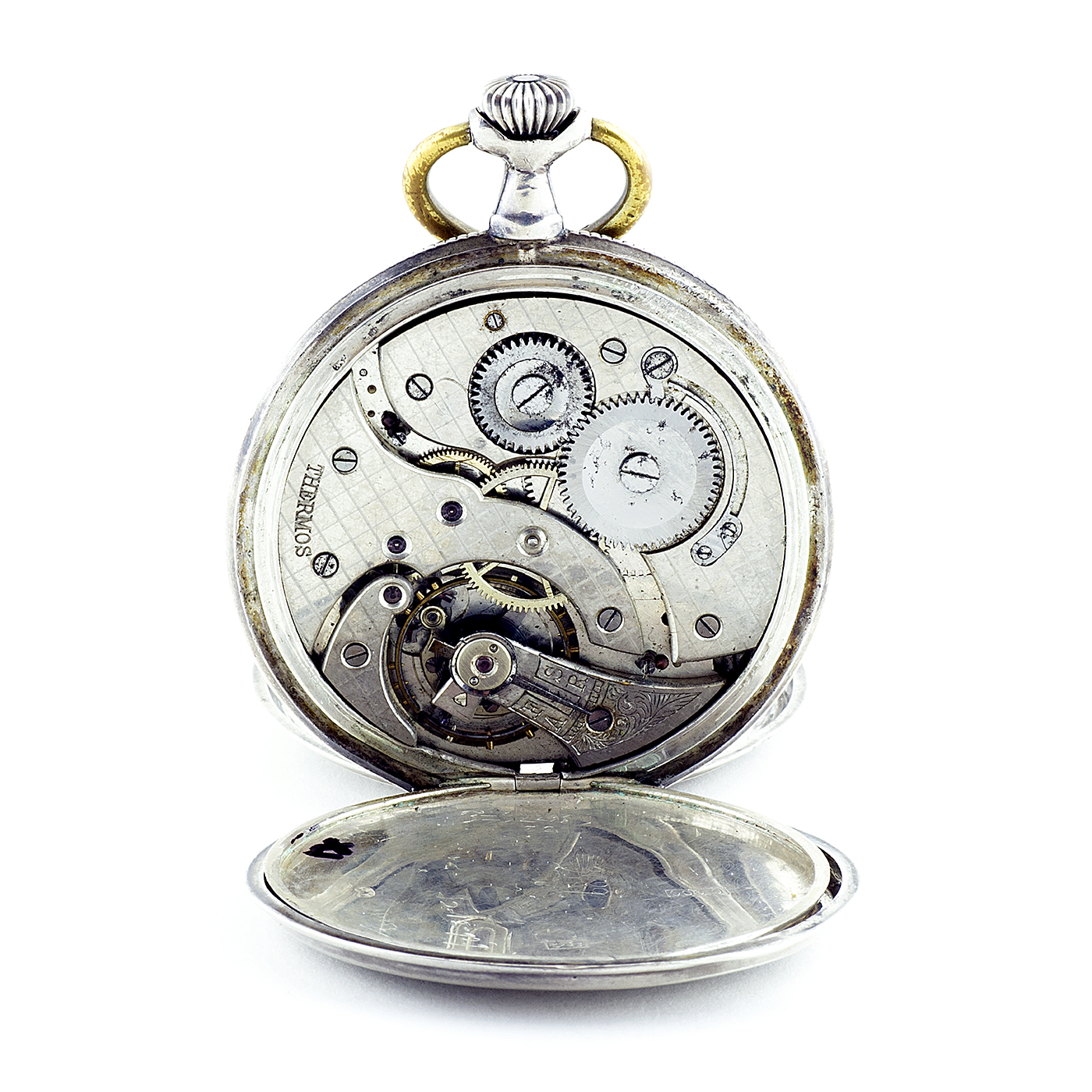 Thermos. Reloj de bolsillo para caballero, saboneta y remontoir. Ca. 1900 Thermos. Reloj de bolsillo para caballero, saboneta y remontoir. Ca. 1900