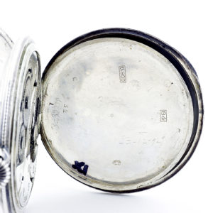 Thermos. Reloj de bolsillo para caballero, saboneta y remontoir. Ca. 1900