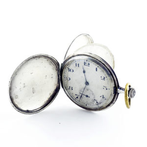 Thermos. Reloj de bolsillo para caballero, saboneta y remontoir. Ca. 1900