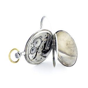 Thermos. Reloj de bolsillo para caballero, saboneta y remontoir. Ca. 1900
