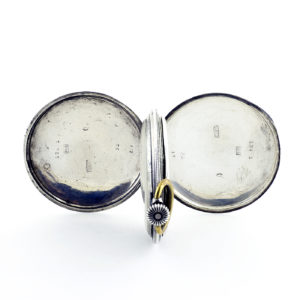 Thermos. Reloj de bolsillo para caballero, saboneta y remontoir. Ca. 1900