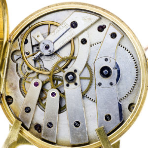 W. Mc Ferran (Manchester). Reloj de bolsillo para caballero, lepine. Ca. 1880. Oro 18k.