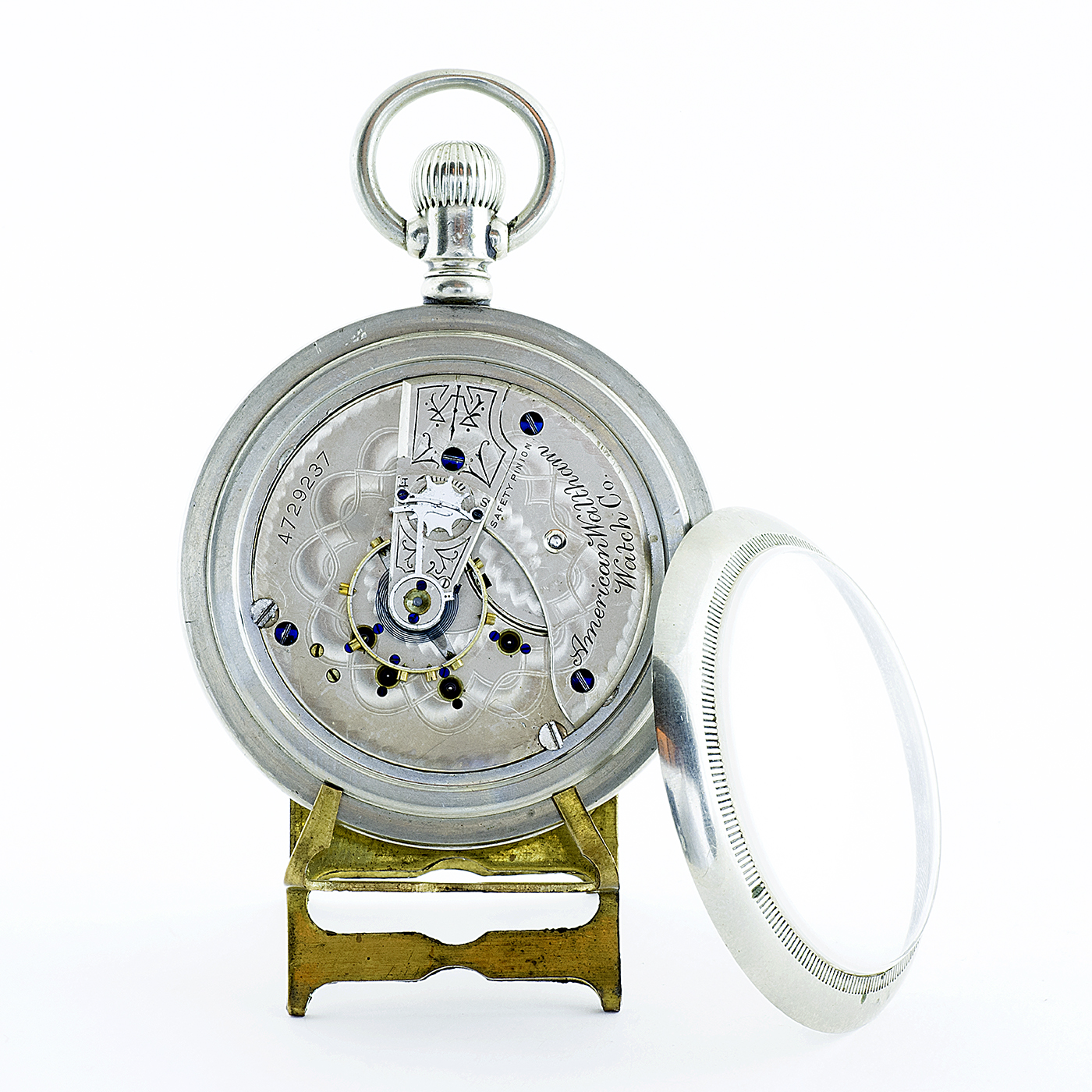 AMERICAN WALTHAM COMPANY (USA). Reloj de Bolsillo para caballero, Lepine y remontoir. Ca. 1900. AMERICAN WALTHAM COMPANY (USA). Reloj de Bolsillo para caballero, Lepine y remontoir. Ca. 1900.