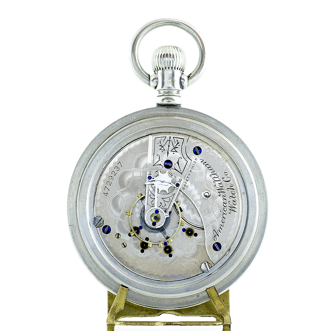 AMERICAN WALTHAM COMPANY (USA). Reloj de Bolsillo para caballero, Lepine y remontoir. Ca. 1900. AMERICAN WALTHAM COMPANY (USA). Reloj de Bolsillo para caballero, Lepine y remontoir. Ca. 1900.